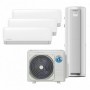 Conjunto aire acondicionado multisplit pared 3x1 + ACS MUNDOCLIMA MUPR-09+09+12-H11 + ACS 190L R32 monofásico