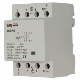 Contactor modular 4P 630A 230VAC VOLTIMERC