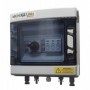 Caja protecciones fotovoltaica MUNDOCLIMA SOLAR DC aislada con seccionador y conectores MC4 1 string 600VDC 2 fusibles 15A