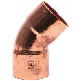 CURVA COBRE 45º DE 1/2"