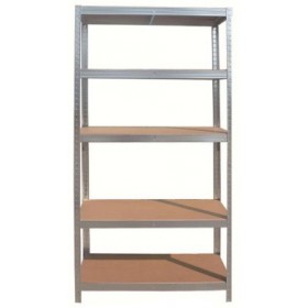 Estantería galvanizada con 5 baldas MERCATOOLS FIVE 175kg 180x90x40mm