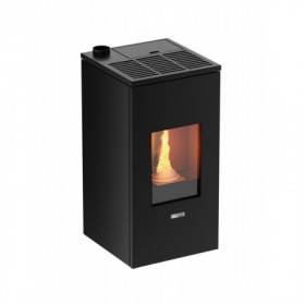 ESTUFA PELLET MUNDOCLIMA BIOTHERM COLOR NEGRO CANALIZABLE STARCK 11 KW