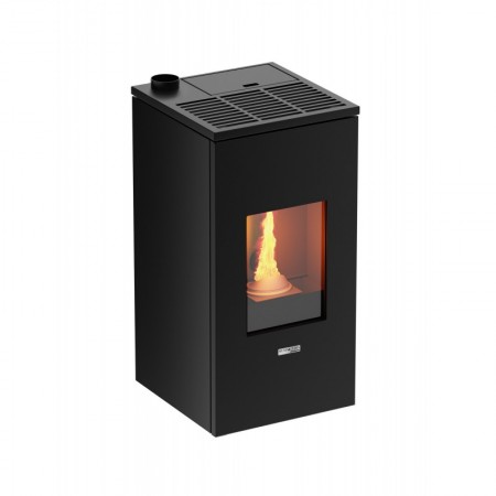ESTUFA PELLET MUNDOCLIMA BIOTHERM COLOR NEGRO CANALIZABLE STARCK 11 KW