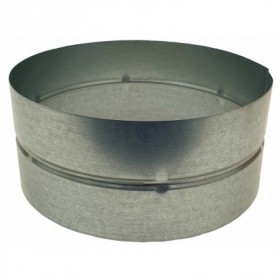 Manguito accesorio Ø150mm galvanizado MERCATUB Hembra-Hembra