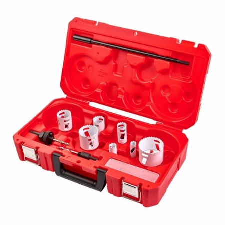 Estuche 11 coronas bimetal MILWAUKEE HOLE DOZER