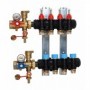 Colector Giacomini R553FP322 premontado ppsu con medidor de caudal. detentores y valv. termostatizables 1"x18/7
