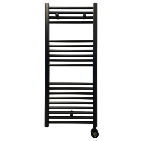 Toallero eléctrico programable negro  1183 x 500 600w