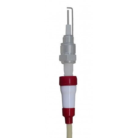 Conector pipeta recto para electrodo quemador Ø6.35mm