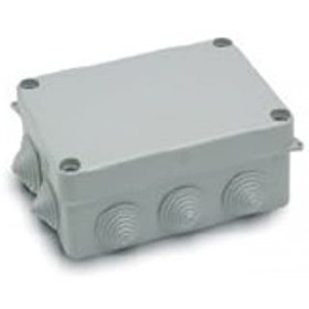 Caja eléctrica empalmes estanca de superficie con conos IP66 155x100x70mm