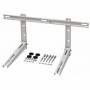 Juego soportes con nivel grandes SOPORTESC 450mm on plantilla 800mm