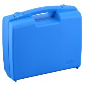 Maleta de plástico azul  de 320x290x114mm