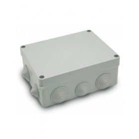Caja eléctrica empalmes estanca de superficie con conos IP66 200x155x85mm
