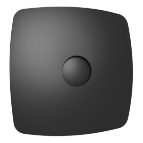 Extractor baño frontal negro MUNDOFAN BLACK-MU 4T temporizador  Ø100mm
