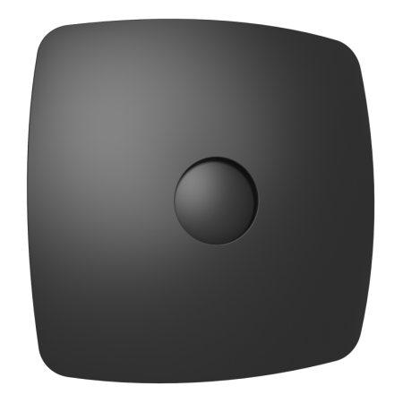 Extractor baño frontal negro MUNDOFAN BLACK-MU 4T temporizador  Ø100mm