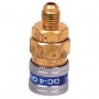 Conexión rápida R-9134B de baja 1/4" SAE a 1/2" ACME para R134a