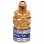 Conexión rápida R-9134B de baja 1/4" SAE a 1/2" ACME para R134a