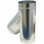 Te simple 45º Ø400mm galvanizado MERCATUB Macho-Macho