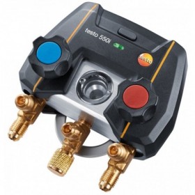 PUENTE DE MANOMETRO DIGITAL TESTO 550I CON BLUETOOTH PARA SMARTPHONE Y BLOQUE DE VALVULAS DE 2 VIAS