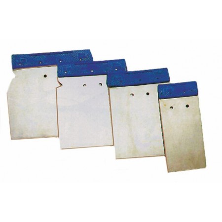 Juego 4 uds Espátulas metálicas de acero inox. MERCATOOLS 50-80-100-120mm