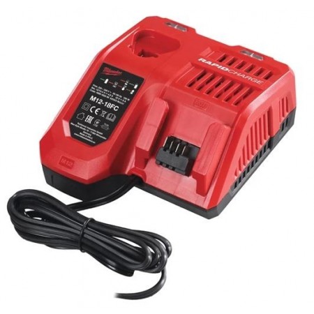 Cargador rápido multivoltaje MILWAUKEE M12-M18 FC
