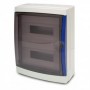 Caja distribución eléctrica de superficie puerta transparente 26 módulos VOLTIMERC AQ IP65