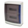 Caja distribución eléctrica de superficie puerta transparente 26 módulos VOLTIMERC AQ IP65