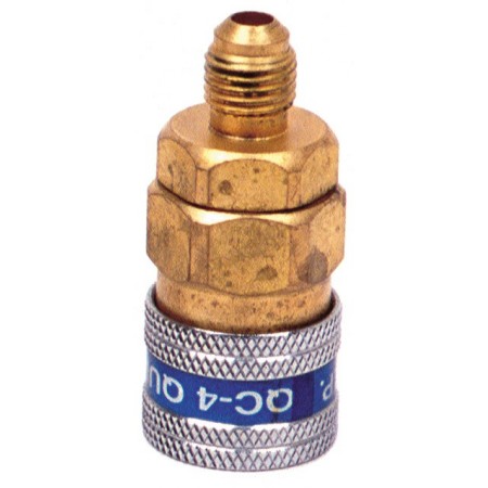 Conexión rápida R-9134B de baja 1/4" SAE a 1/2" ACME para R134a