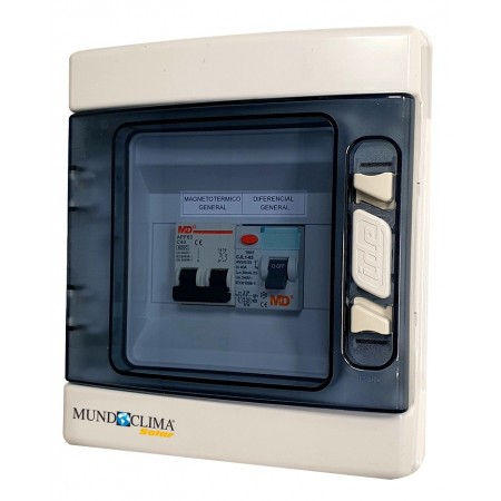 Caja protecciones fotovoltaica MUNDOCLIMA SOLAR AC monofásica hasta 9000W