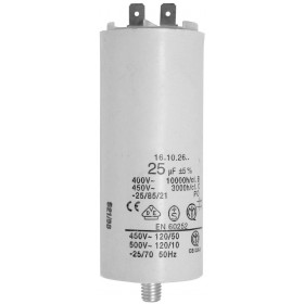 condensador para el arranque de motores monofásicos 65µF