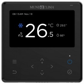Control remoto cableado negro para aire acondicionado MUNDOCLIMA KJR-120P(X6W)/EF conexión WiFi