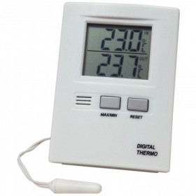 Termómetro digital con sonda externa para pared o sobremesa TFA-5824