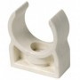 Abrazadera clip tubo de desagúe rígido PVC blanco Ø20