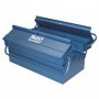 Caja metálica herramientas metálica con 3 compartimentos MERCATOOLS 400x200x160mm