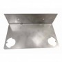 SOPORTE INOX AISI 304.B FRONTAL PARA CONTADOR G4 (MONTAJE INTERIOR)