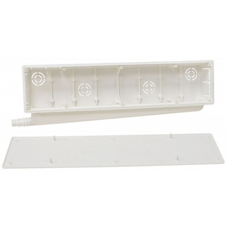 Caja empotrar preinstalación muro con bandeja desagüe horizontal 420x95x65mm ESCOPRE-INST