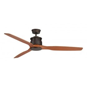 Ventilador de techo bronce antiguo 3 aspas con mando MARTEC GOVERNOR Ø152cm
