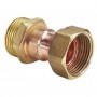 RACOR RECTO DOBLE M 1/2" X H 1/2" CON PURGADOR BICROMATIZADO