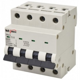 Interruptor magnetotérmico 4P 63A 6kA VOLTIMERC 3RA1