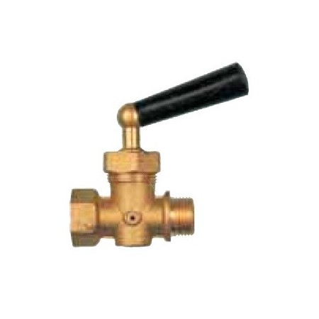 Grifo purga latón para manómetro 1/2"
