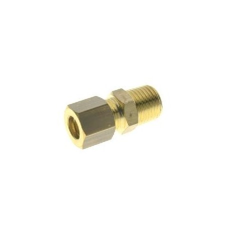 RACOR RECTO CON TUERCA Y ANILLO M 1/8" X ERMETO DIAMETRO 6