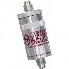 Inyector en linea metálico para carga 29ml de rosca 1/4"