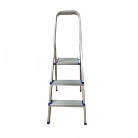 Escalera doméstica de aluminio MERCATOOLS 3 peldaños