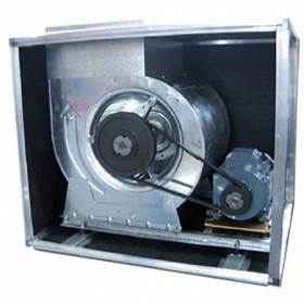 Caja ventilación centrífuga transmisión bancada impulsión vertical MUNDOFAN BV 15/15 39/39 3CV 2.2kW