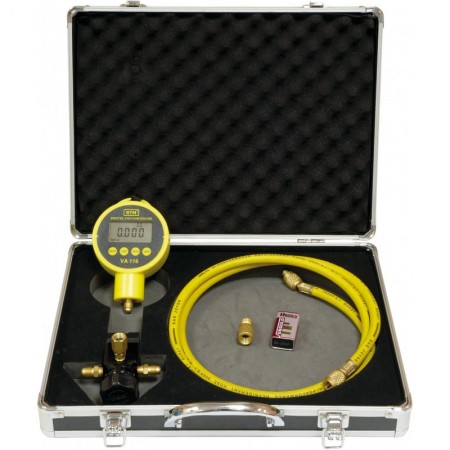 Maleta completa de vacuómetro digiltal VGG-1006A y manguera de 3/8"