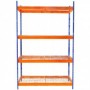 Estantería metálica con baldas de rejilla MERCATOOLS COMPACT 300kg 180x90x45cm