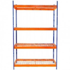 Estantería metálica con baldas de rejilla MERCATOOLS COMPACT 300kg 180x90x45cm