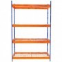 Estantería metálica con baldas de rejilla MERCATOOLS COMPACT 300kg 180x90x45cm