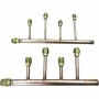 Juego colector abocardado 4 salidas VRF 2 tubos MUNDOCLIMA DXFQT4-02 gas y líquido