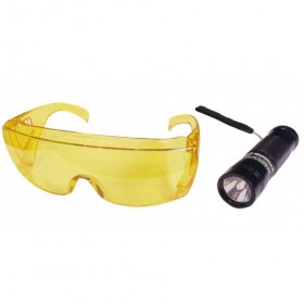 Conjunto de lámpara U.V. con gafas de 17 LED MASTERCOOL