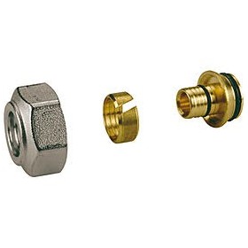 Racor adaptador eurocono 3/4" para tubo multicapa y de plastico Ø20x2 R179E